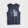En Vazhi, Thani Vazhi Men/Unisex Tank Top in Navy Blue Color
