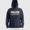 Naan Limited Edition Men/Unisex Hoodie in Navy Blue Color