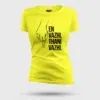 En Vazhi, Thani Vazhi (Black) Women's T-Shirt in New Yellow Color