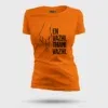 En Vazhi, Thani Vazhi (Black) Women's T-Shirt in Orange Color