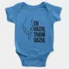 En Vazhi, Thani Vazhi (Black) Onesie/Romper in Orchid Blue Color