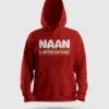 Naan Limited Edition Men/Unisex Hoodie in Red Color