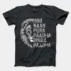 Inni Naan Pora Paadha, Singha Paadhai Men/Unisex T-Shirt in Steel Grey Color