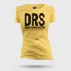 Drs - Dhoni Review System Women's T-Shirt in Yellow Color