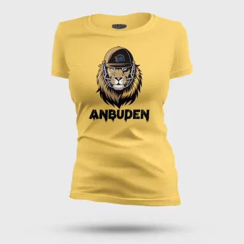 Anbuden women's t-shirt in yellow color