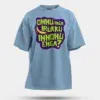 Onnu Inga Irukku, Innonu Enga Men/Unisex Oversized T-Shirt in Baby Blue Color