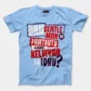 Oru Gentleman Ah Paathuthu Kekkara Kelviyaa Da Idhu Men/Unisex T-Shirt in Baby Blue Color