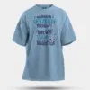 Naanum Valikkaatha Maathiri Evlo Neram Thaan Nadikkirathu Men/Unisex Oversized T-Shirt in Baby Blue Color