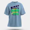 Idhu Ulaga Nadipu Da Sami Men/Unisex Oversized T-Shirt in Baby Blue Color