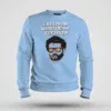 Ungoppan Whistle Ah Kaetavan Men/Unisex Sweatshirt in Baby Blue Color
