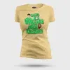 Naanga Adi Vangadha Area Ve Kedayadhu Women's T-Shirt in Beige Color