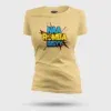 Naa Romba Bisyy Women's T-Shirt in Beige Color