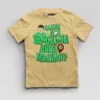Naanga Adi Vangadha Area Ve Kedayadhu Boys Round Neck T-Shirt in Beige Color