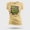 Onnu Inga Irukku, Innonu Enga Women's T-Shirt in Beige Color