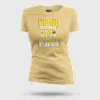 Somebody Kuthing Iam Kathing Women's T-Shirt in Beige Color