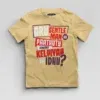Oru Gentleman Ah Paathuthu Kekkara Kelviyaa Da Idhu Boys Round Neck T-Shirt in Beige Color