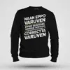 Naan Eppo Varuven, Eppadi Varuvennu, Yaarukum Theriyadhu Men/Unisex Sweatshirt in Black Color