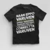 Naan Eppo Varuven, Eppadi Varuvennu, Yaarukum Theriyadhu Boys Round Neck T-Shirt in Black Color