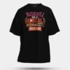 Vaazhkayila Sila Adigal Vizha Dhan Seyiyum Men/Unisex Oversized T-Shirt in Black Color
