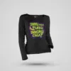 Onnu Inga Irukku, Innonu Enga Women's Long Sleeve T-Shirt in Black Color