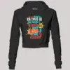 Orthanukku Ullooru La Kazhudha Meiykave Vakku Ila Women's Crop Hoodies in Black Color