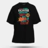 Orthanukku Ullooru La Kazhudha Meiykave Vakku Ila Men/Unisex Oversized T-Shirt in Black Color