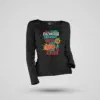 Orthanukku Ullooru La Kazhudha Meiykave Vakku Ila Women's Long Sleeve T-Shirt in Black Color