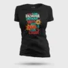 Orthanukku Ullooru La Kazhudha Meiykave Vakku Ila Women's T-Shirt in Black Color