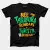 Nee Thirupura Sundari Illa Thiruttu Sundari Men/Unisex T-Shirt in Black Color