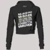 Naan Eppo Varuven, Eppadi Varuvennu, Yaarukum Theriyadhu Women's Crop Hoodies in Black Color