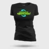 Marupadiyum Modhalenda! Women's T-Shirt in Black Color