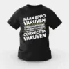 Naan Eppo Varuven, Eppadi Varuvennu, Yaarukum Theriyadhu Girls Round Neck T-Shirt in Black Color
