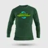 Marupadiyum Modhalenda! Men/Unisex Long Sleeve T-Shirt in Bottle Green Color