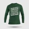 Naan Eppo Varuven, Eppadi Varuvennu, Yaarukum Theriyadhu Men/Unisex Long Sleeve T-Shirt in Bottle Green Color