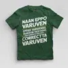 Naan Eppo Varuven, Eppadi Varuvennu, Yaarukum Theriyadhu Boys Round Neck T-Shirt in Bottle Green Color