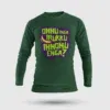 Onnu Inga Irukku, Innonu Enga Men/Unisex Long Sleeve T-Shirt in Bottle Green Color