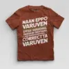 Naan Eppo Varuven, Eppadi Varuvennu, Yaarukum Theriyadhu Boys Round Neck T-Shirt in Brick Red Color