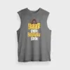 Yaar Ange Yaarada Ange Men/Unisex Tank Top in Charcoal Melange Color