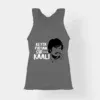 Ketta Payyan Sir Indha Kaali Women's Tank Top in Charcoal Melange Color