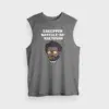 Ungoppan Whistle Ah Kaetavan Men/Unisex Tank Top in Charcoal Melange Color