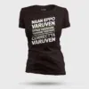Naan Eppo Varuven, Eppadi Varuvennu, Yaarukum Theriyadhu Women's T-Shirt in Coffee Brown Color