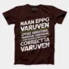 Naan Eppo Varuven, Eppadi Varuvennu, Yaarukum Theriyadhu Men/Unisex T-Shirt in Coffee Brown Color