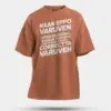 Naan Eppo Varuven, Eppadi Varuvennu, Yaarukum Theriyadhu Men/Unisex Oversized T-Shirt in Coral Color