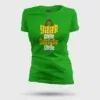 Yaar Ange Yaarada Ange Women's T-Shirt in Flag Green Color