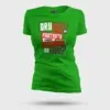 Oru Gentleman Ah Paathuthu Kekkara Kelviyaa Da Idhu Women's T-Shirt in Flag Green Color
