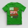 Oru Gentleman Ah Paathuthu Kekkara Kelviyaa Da Idhu Boys Round Neck T-Shirt in Flag Green Color