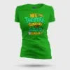 Nee Thirupura Sundari Illa Thiruttu Sundari Women's T-Shirt in Flag Green Color