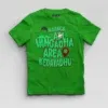 Naanga Adi Vangadha Area Ve Kedayadhu Boys Round Neck T-Shirt in Flag Green Color