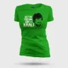 Ketta Payyan Sir Indha Kaali Women's T-Shirt in Flag Green Color
