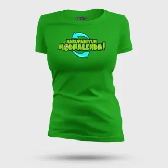 Marupadiyum Modhalenda! Women's T-Shirt in Flag Green Color
